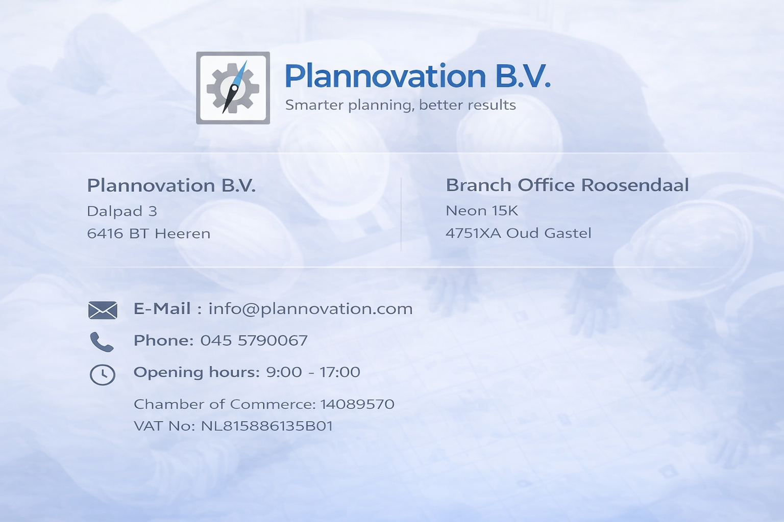 Plannovation contact details